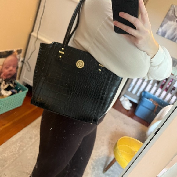 Elegant Black Tote Bag - Picture 1 of 7